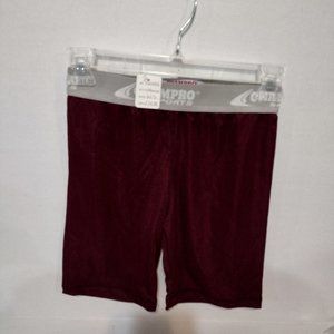 MAROON WOMENS SOFTBALL BASEBALL SLIDING SHORTS ADULT